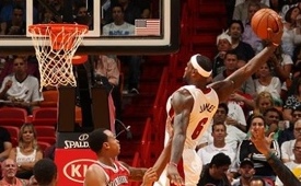 LeBron James Crushes This Alley-Oop From Mario Chalmers