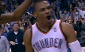 Russell Westbrook Sinks The Warriors