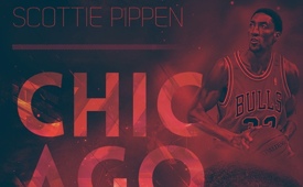Scottie Pippen Franchise Legend Art