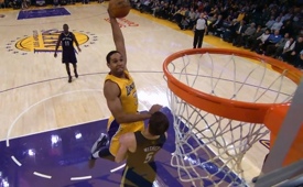 Jeff Withey Gets Got By Xavier Henry