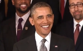 Barack Obama Honors Miami Heat