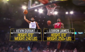 The Scientific Breakdown Of LeBron James vs Kevin Durant