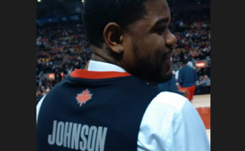 Amir Johnson Rocks a Sweet Jersey Vest