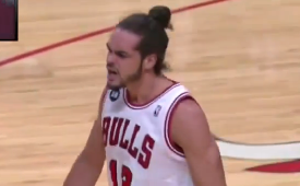 Joakim Noah's Dad Yannick Goes Nuts Cheering On His Son