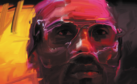 Kobe Bryant 'Masked Mamba' Digital Painting