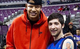 Charlie Villanueva Meets Fan With His Likeness Tattooed On His Arms