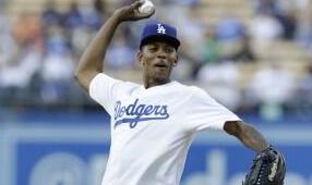 Nick Young Throws Swag Dripping First Pitch At Dodgers Game