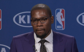 Kevin Durant Delivers An Emotional MVP Acceptance Speech