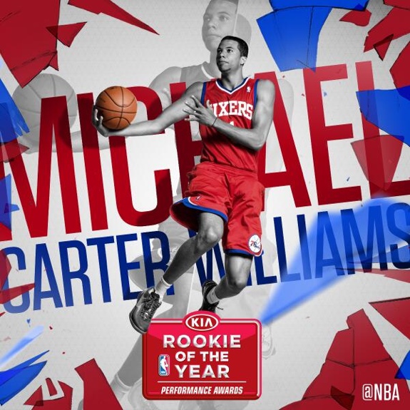 Michael Carter-Williams Named Rookie of the Year