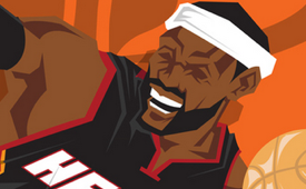Miami Heat ‘NBA Champions’ Caricature Art