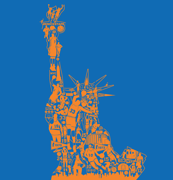 New York Knicks 'Statue of Liberty' Design