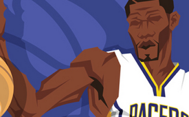 Indiana Pacers ‘NBA Champions’ Caricature Art