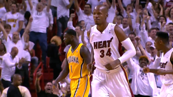 Ray Allen Goes Off From Deep In the 4th