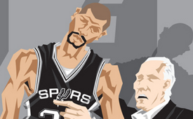 San Antonio Spurs ‘NBA Champions’ Caricature Art