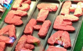 Checkout This 'Beat the Heat' In Meat Sign