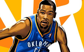 Kevin Durant ‘2014 MVP’ Illustration