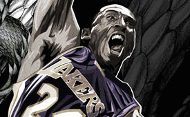 Kobe Bryant 'Black Mamba' Illustration