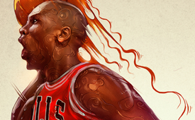 Michael Jordan 'ICONS' Illustration