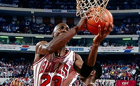 23 Years Ago Today, Michael Jordan Switched Hands For a Layup