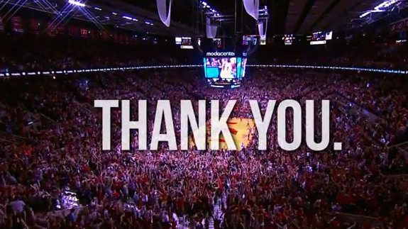 The NBA Thanks the Best Fans in the World