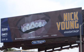Someone Put Up a Nick Young 'Stay' Billboard