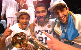 The Spurs' Big 3 Celebrate Another Title