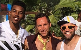 Steve Nash Goes Party Rocking With Teammates