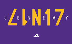 Jeremy Lin 'LIN17' Lakers Logo