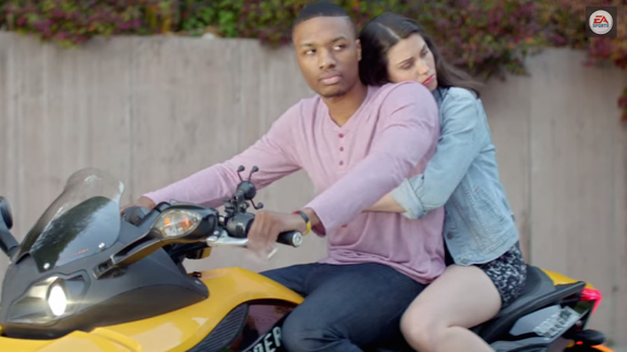 Damian Lillard Featured In Madden NFL 15 Commercial