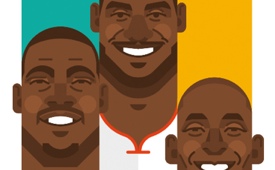 Rivista Ufficiale Popular NBA Players On Twitter Art