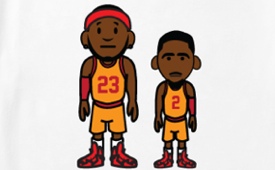 ILTHY LeBron James x Kyrie Irving '23 and 2' Tee