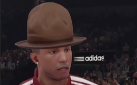 Meet Pharrell Williams Face-to-Face In NBA 2K15