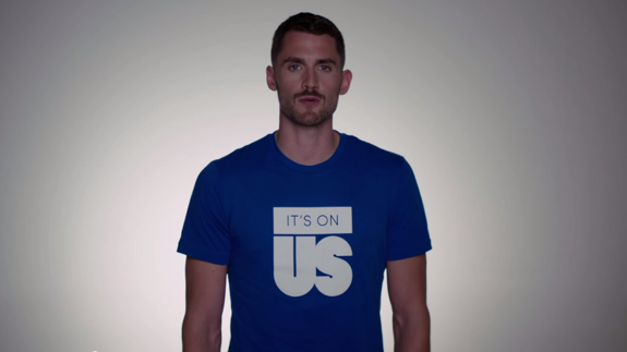 Kevin Love 'It’s On Us' Stop Sexual Assault PSA