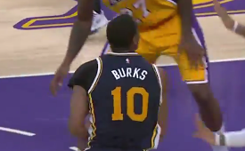 Alec Burks Hits Kobe Bryant With the Crossover
