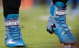 Cam Newton Rocks Some Hornets Inspired Cleats