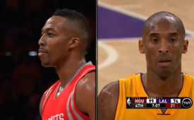 Kobe Bryant and Dwight Howard Get In a Mild Dust Up