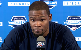 Kevin Durant Addresses Media For First Time Since Injury