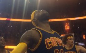 LeBron James and the Chalk Toss Return to Cleveland