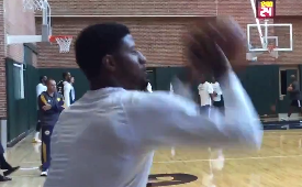 Paul George Already Back In the Gym Shooting