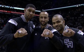 San Antonio Spurs 2013-2014 Championship Ring Ceremony