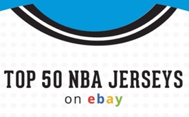 Top 50 NBA Jerseys On eBay
