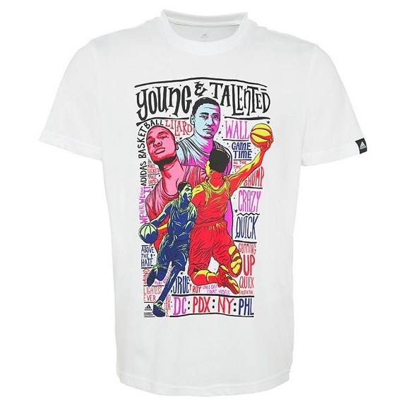 adidas 'Young and Talented' tee