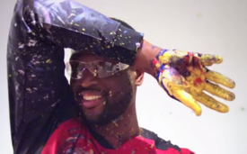 Dwyane Wade 'In the Paint' Abstract Art Collection