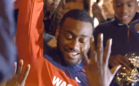 John Wall Gives Out J Wall 1 Kicks to Trick-or-Treaters