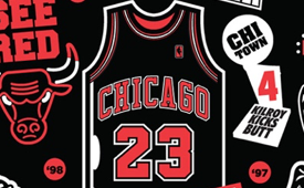 Michael Jordan x Chicago Bulls Fan Poster