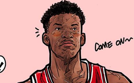 Jimmy Butler x Scottie Pippen 'Second Coming' Illustration