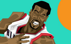 Wesley Matthews 'On the Rise' Caricature Art