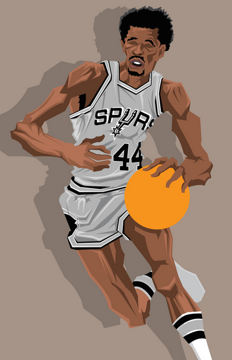 George The Iceman Gervin through the years