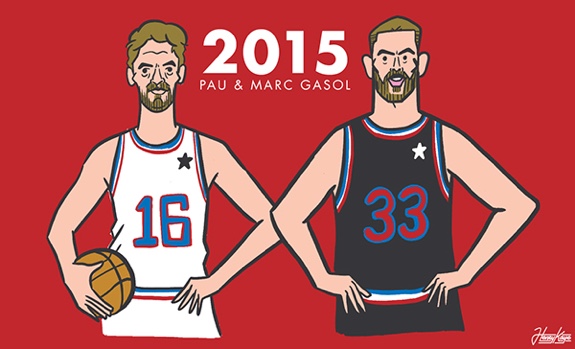 Carrying the Spanish Flag, Marc and Pau Gasol Look to Shine in All-Star Game