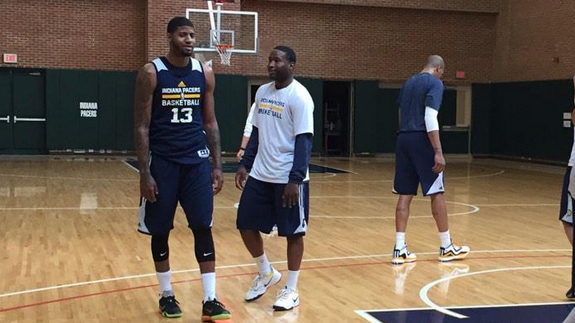 Paul George Returns To Pacers Practice